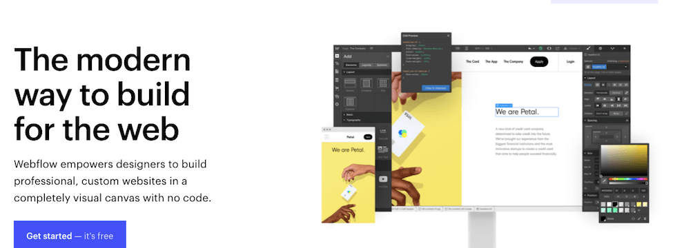Webflow landing page Webflow landing page